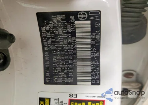 2011 Toyota Corolla Base из США, поврежденный, VIN 2T1BU4EE8BC636330